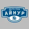 Адресная табличка переулок Айнур на дом