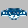 Адресная табличка аллея Кедровая на дом