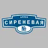 Адресная табличка аллея Сиреневая на дом