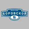 Адресная табличка переулок Боровской на дом