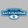 Адресная табличка переулок Васельковый на дом