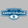 Адресная табличка переулок Живительный на дом