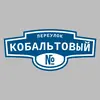 Адресная табличка переулок Кобальтовый на дом