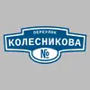 Адресная табличка переулок Колесникова на дом