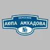 Адресная табличка переулок Аюпа Амхадова на дом