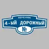 Адресная табличка переулок 4-ый Дорожный на дом
