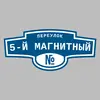 Адресная табличка переулок 5-й Магнитный на дом