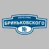 Адресная табличка переулок Бриньковского на дом