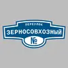 Адресная табличка переулок Зерносовхозный на дом