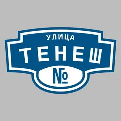 Адресная табличка улица Тенеш на дом