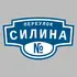 Адресная табличка переулок Силина на дом | ПолиЦентр, мастерская рекламы _ 3
