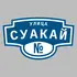 Адресная табличка улица Суакай на дом | ПолиЦентр, мастерская рекламы _ 3