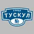 Адресная табличка улица Тускул на дом | ПолиЦентр, мастерская рекламы _ 3