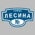 Адресная табличка улица Лесина на дом | ПолиЦентр, мастерская рекламы _ 3
