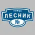 Адресная табличка улица Лесник на дом | ПолиЦентр, мастерская рекламы _ 3