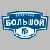 Адресная табличка переулок Большой на дом | ПолиЦентр, мастерская рекламы _ 3