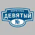 Адресная табличка переулок Девятый на дом | ПолиЦентр, мастерская рекламы _ 3