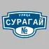 Адресная табличка улица Сурагай на дом | ПолиЦентр, мастерская рекламы _ 3