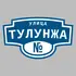 Адресная табличка улица Тулунжа на дом | ПолиЦентр, мастерская рекламы _ 3