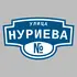 Адресная табличка улица Нуриева на дом | ПолиЦентр, мастерская рекламы _ 3