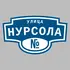 Адресная табличка улица Нурсола на дом | ПолиЦентр, мастерская рекламы _ 3