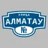 Адресная табличка улица Алматау на дом | ПолиЦентр, мастерская рекламы _ 3