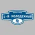Адресная табличка переулок 1-й Молодежный на дом | ПолиЦентр, мастерская рекламы _ 3