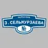 Адресная табличка переулок З.Сельмурзаева на дом | ПолиЦентр, мастерская рекламы _ 3